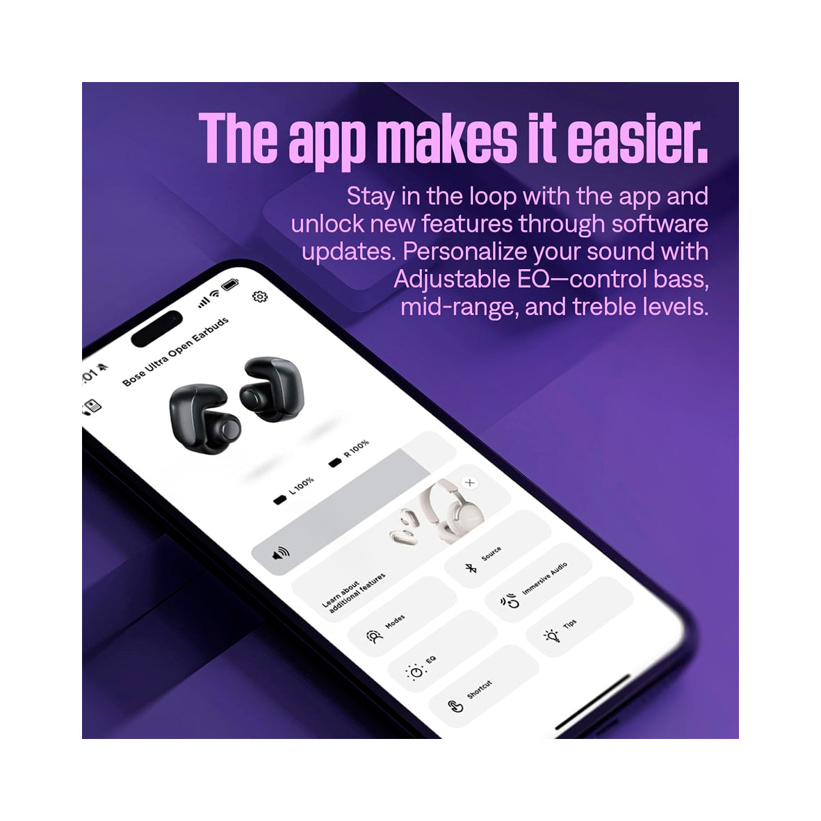 Bose - QuietComfort ULTRA Bluetooth Earbuds Chilled Lilac
