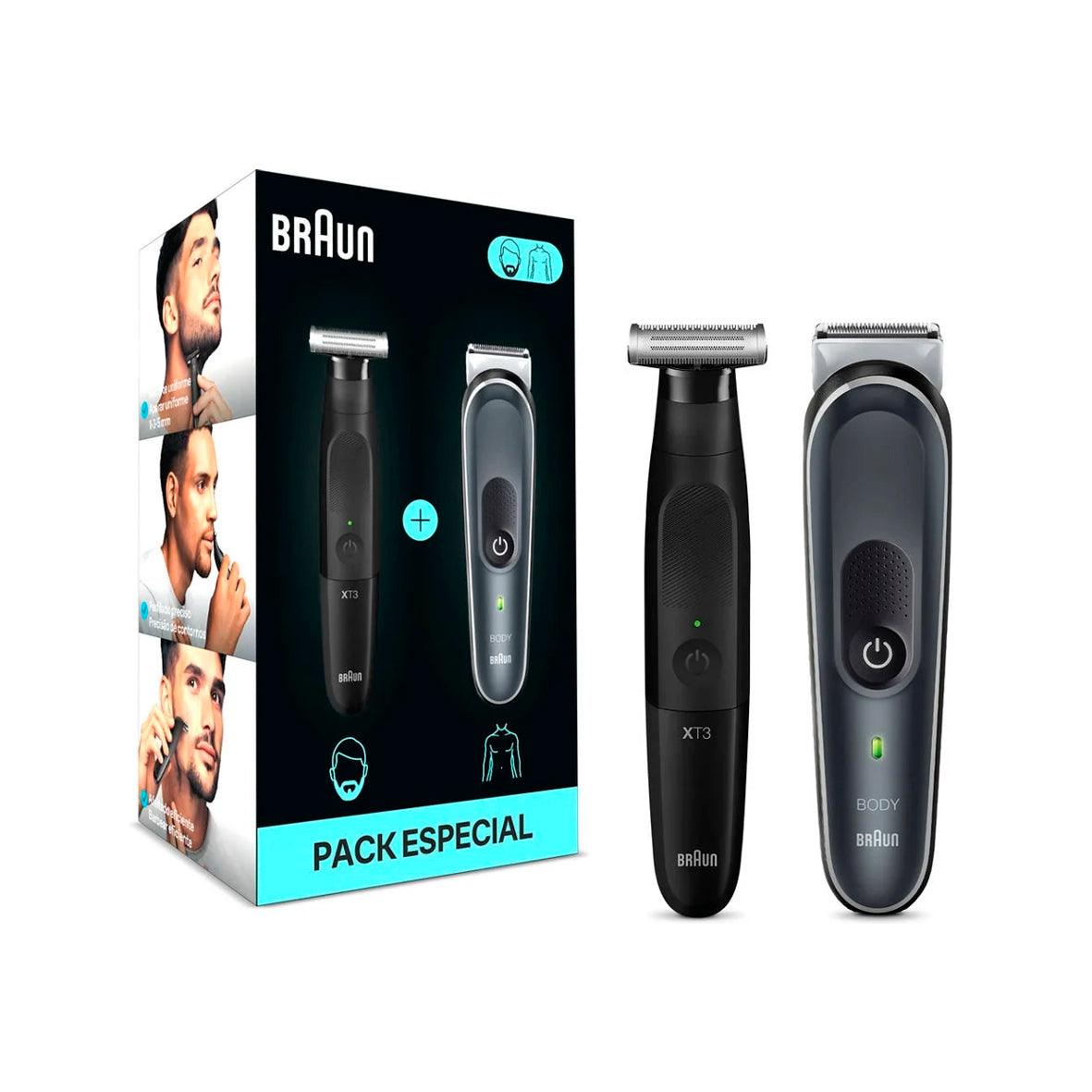 Braun - Shaver (BG5360) + Trimmer (XT3100)