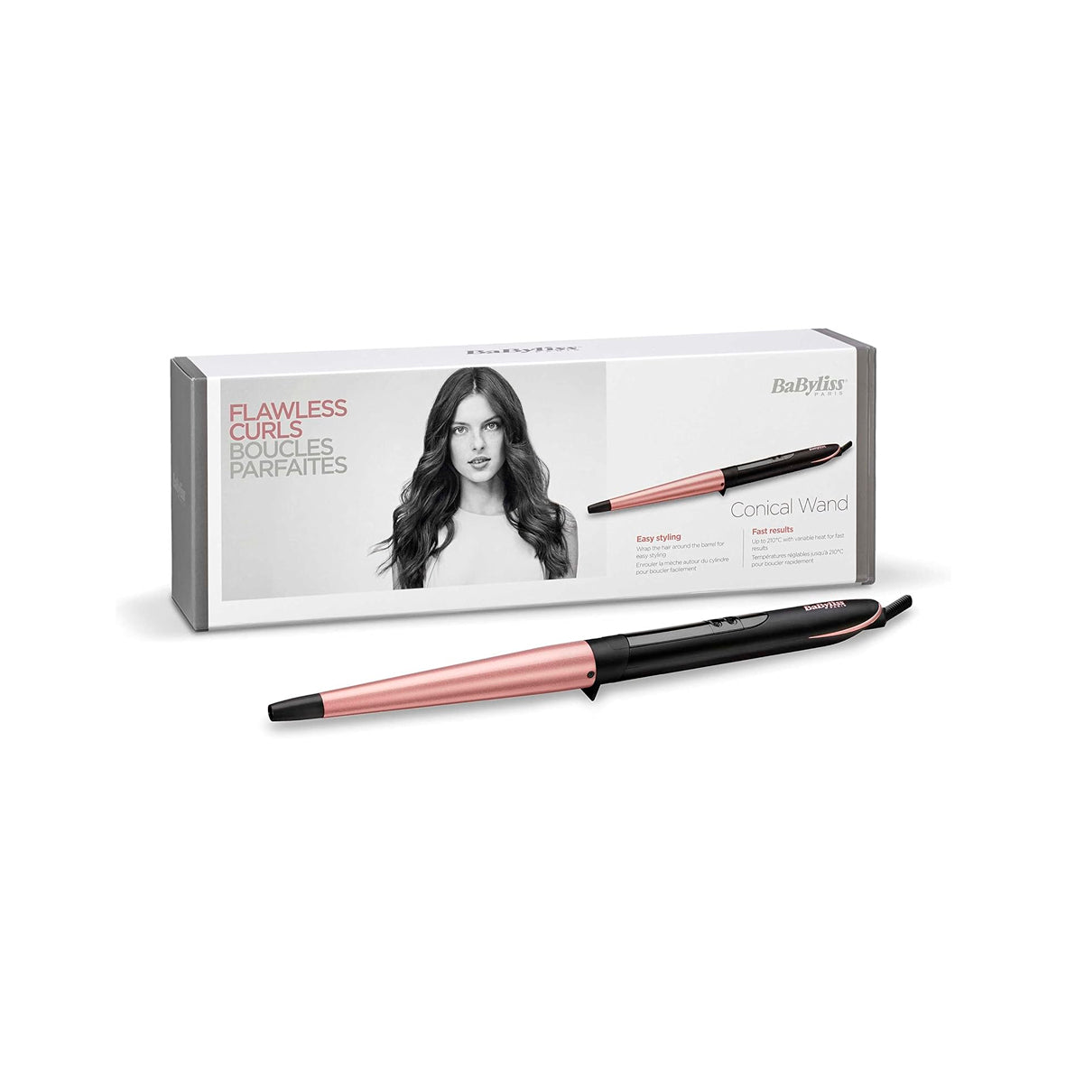 BaByliss - Curling iron Conical Wand (C454E)
