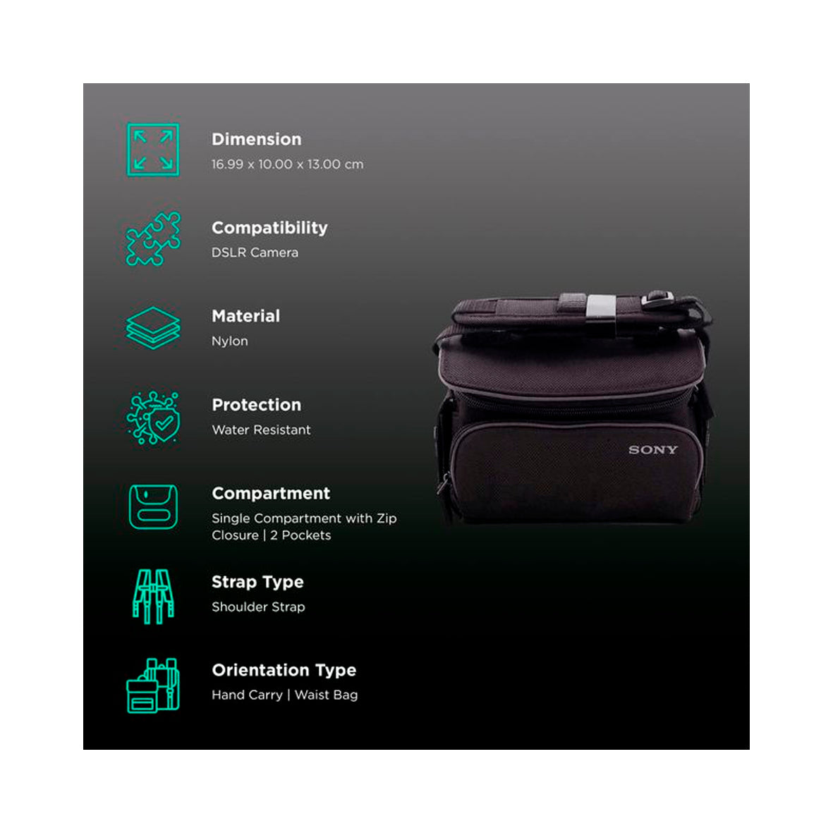 Sony - Camera Case LCS-U10