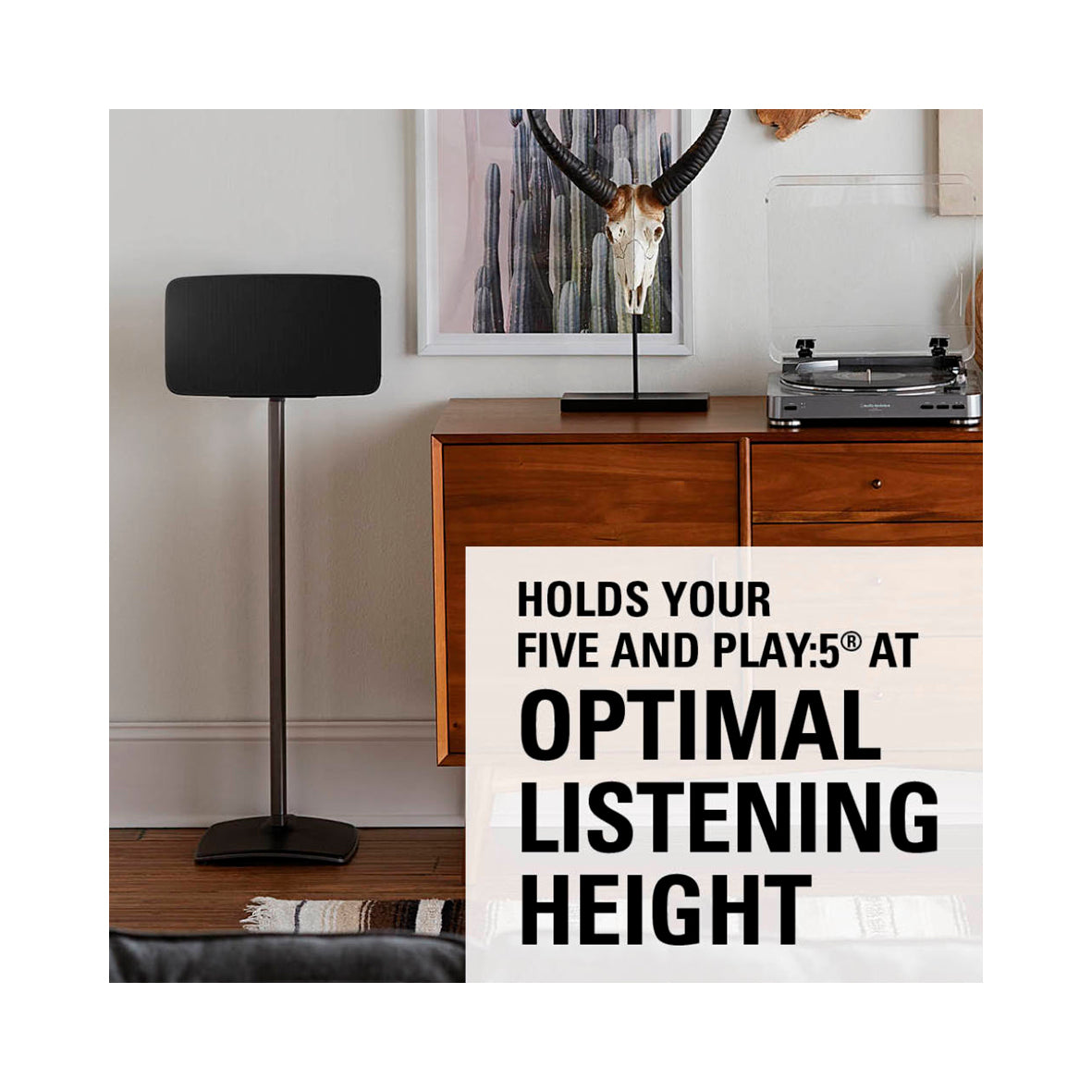 Sonos - Sanus Floor Stand For Sonos Five
