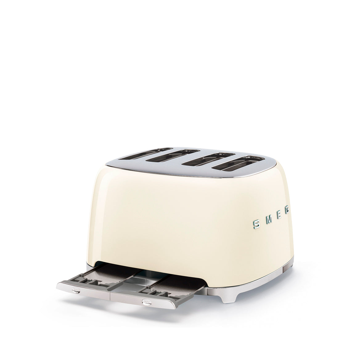 Smeg - Toaster 4 Slice Cream (TSF03CREU)