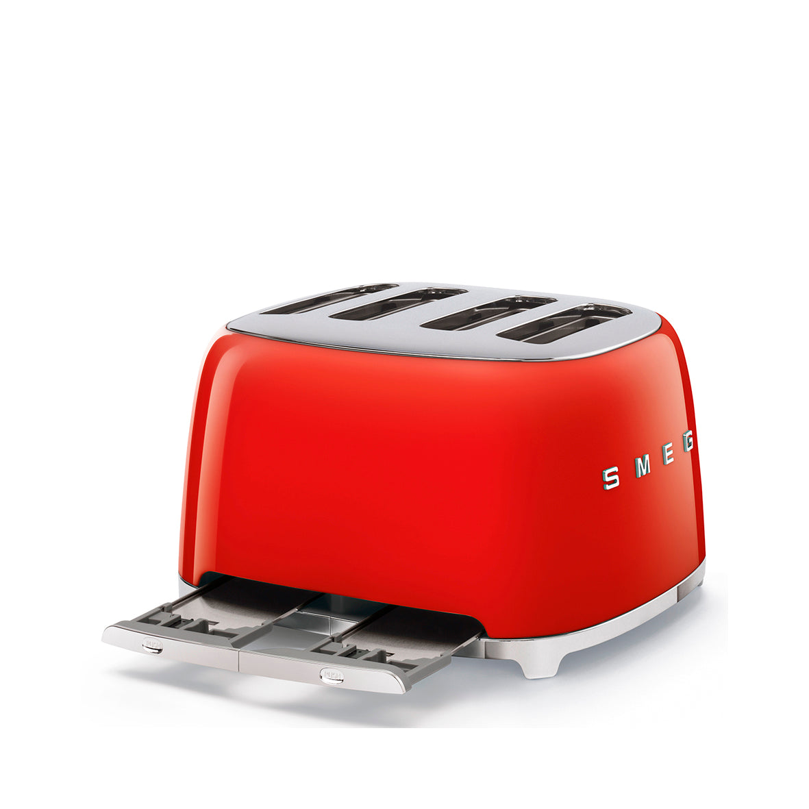 Smeg - Toaster 4 Slice Red (TSF03RDEU)