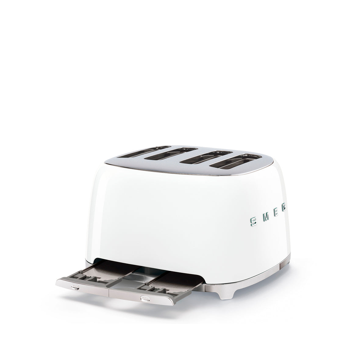 Smeg - Toaster 4 Slice White (TSF03WHEU)