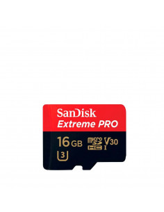 Carte Micro SD Sandisk Extreme PRO 16 GB + Adaptateur