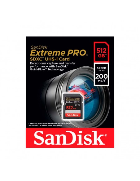 Sandisk SDXC Card Extreme Pro 512Gb