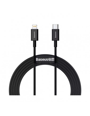 Baseus 2M USB-C To Lighning Cable Black
