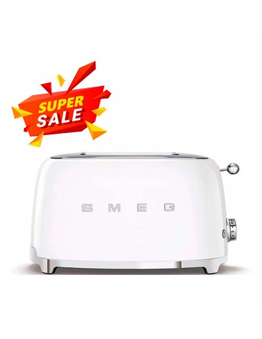 Smeg Toaster 2x2 White TSF01WHEU