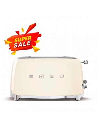 Smeg Toaster 2x2 Glossy Cream TSF01CREU