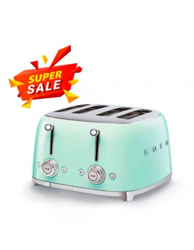 Smeg Toaster 4x4 Pastel Green TSF03PGEU