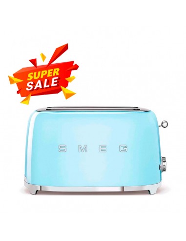 Smeg Toaster 2x4 Pastel Blue TSF02PBEU