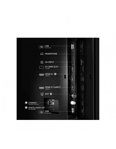 Hisense 85" UHD Smart TV HDR 85A6N