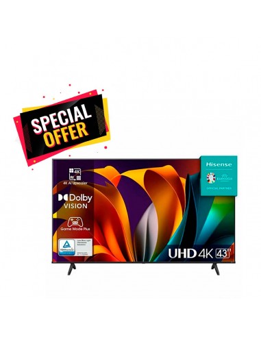 Hisense 43" 4K ultra HD Smart TV 43A6N