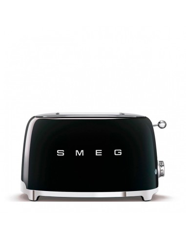 Smeg Toaster 2x2 Black TSF01BLEU