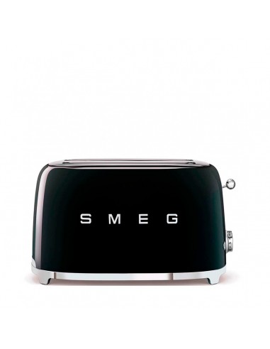 Smeg Toaster 2x4 Black TSF02BLEU