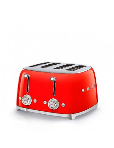 Smeg Toaster 4X4 Red TSF03RDEU