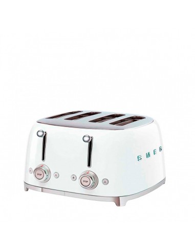 Smeg Toaster 4x4 White TSF03WHEU