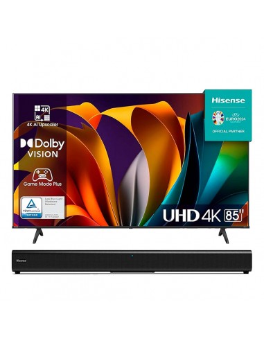 Hisense 85" UHD Smart TV HDR 85A6N + Soundbar HS205G