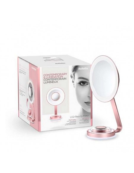 Babyliss Mirror 9450E Pink Led x10