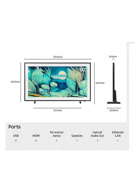 Samsung 50" The Frame Qled 4K TQ50LS03F
