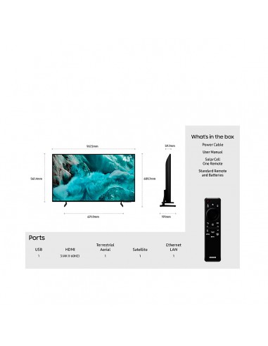 Samsung 50" Qled 4K TQ50Q7F