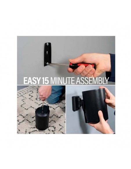 Sanus Wall Mount Pair  Black Sonos Era 100