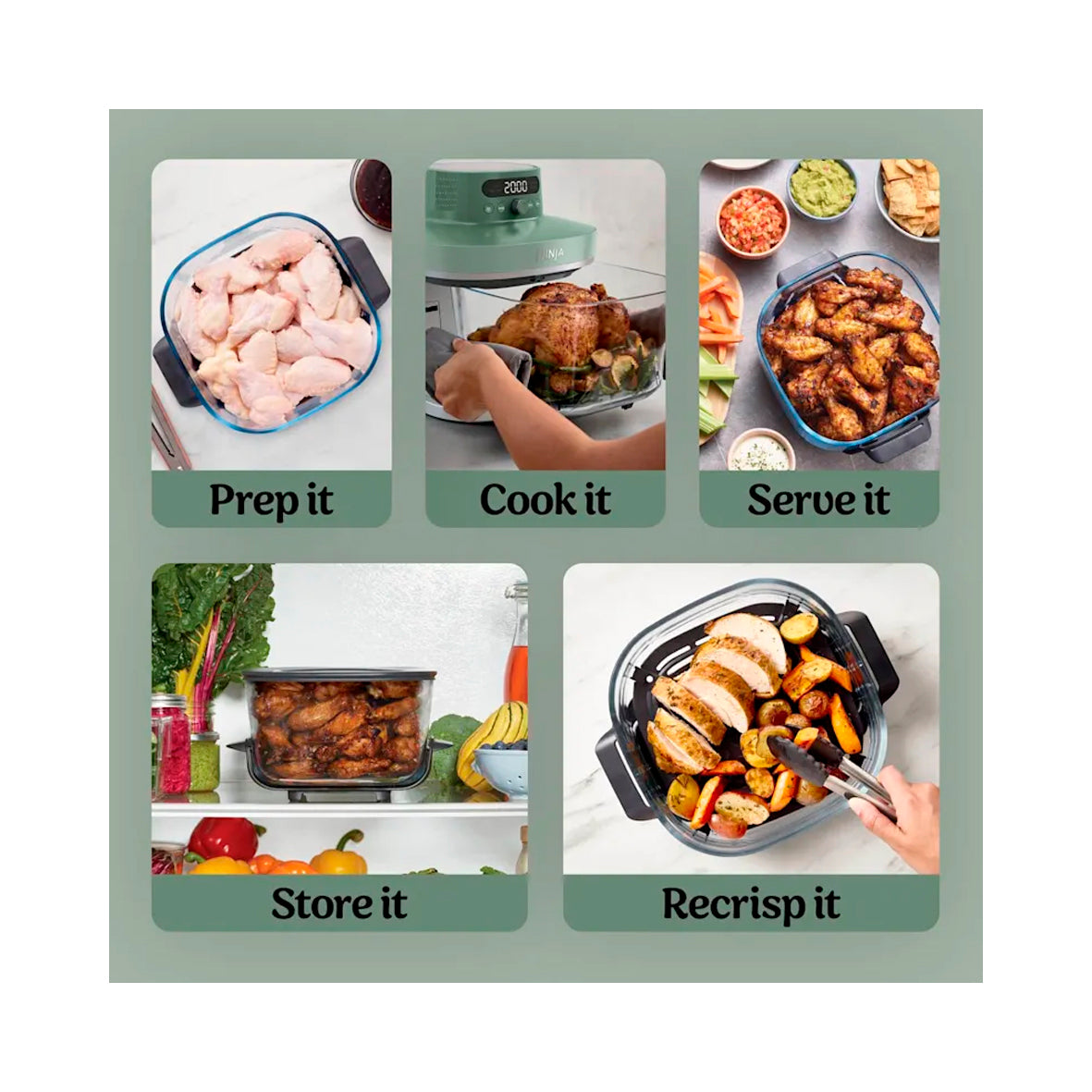 Ninja - Airfryer Crispi Pro 2050W 5IN1 (AS090EUGN)