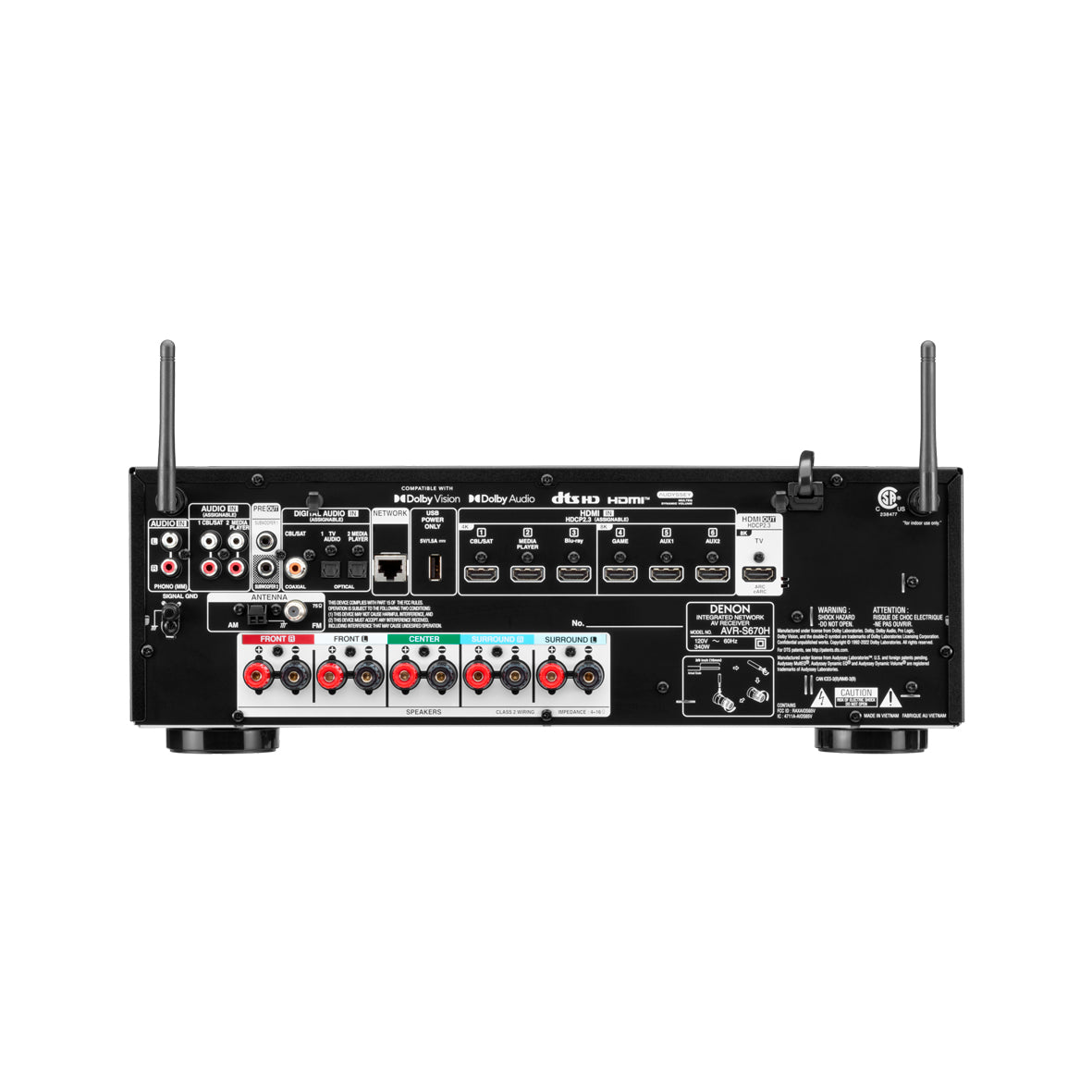 Denon -  AVC S 670 H Black