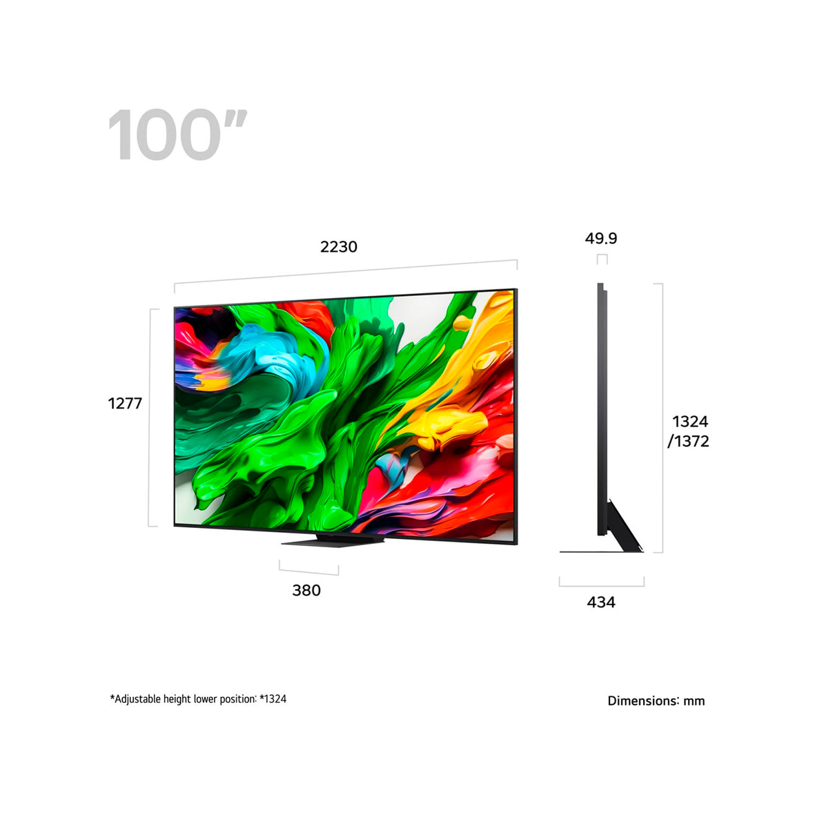 LG - TV 100'' UHD QNED EVO MINILED ALFA8 (100QNED86A6)