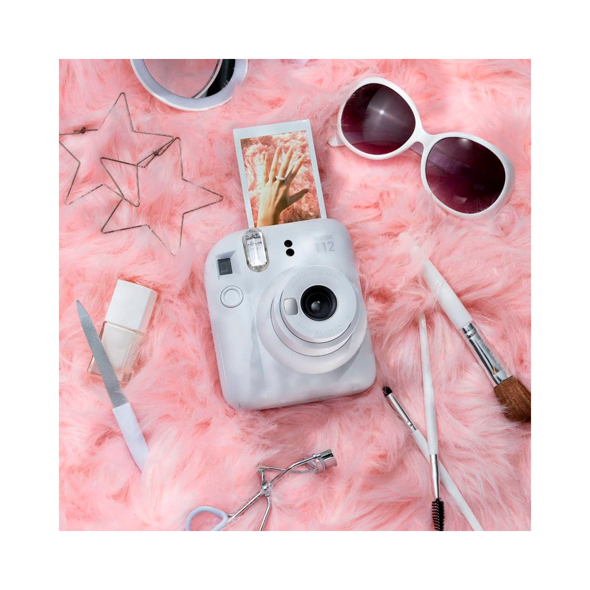 Fuji - Instax Mini 12 Clay White