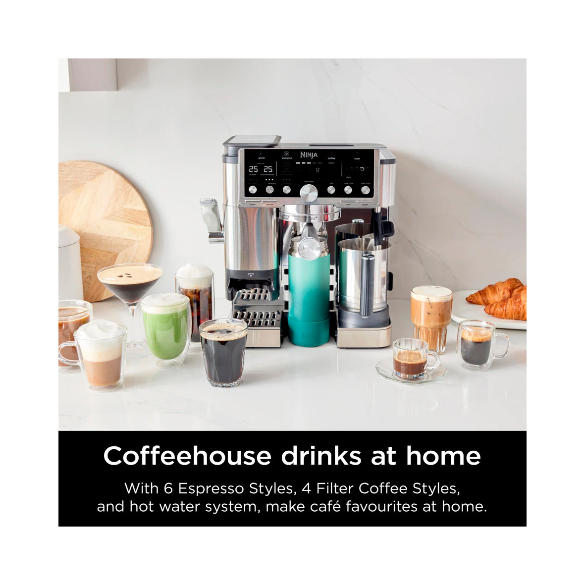 Ninja - Expresso Coffee Machine LUXE PRO 3 in 1 (ES701EU)