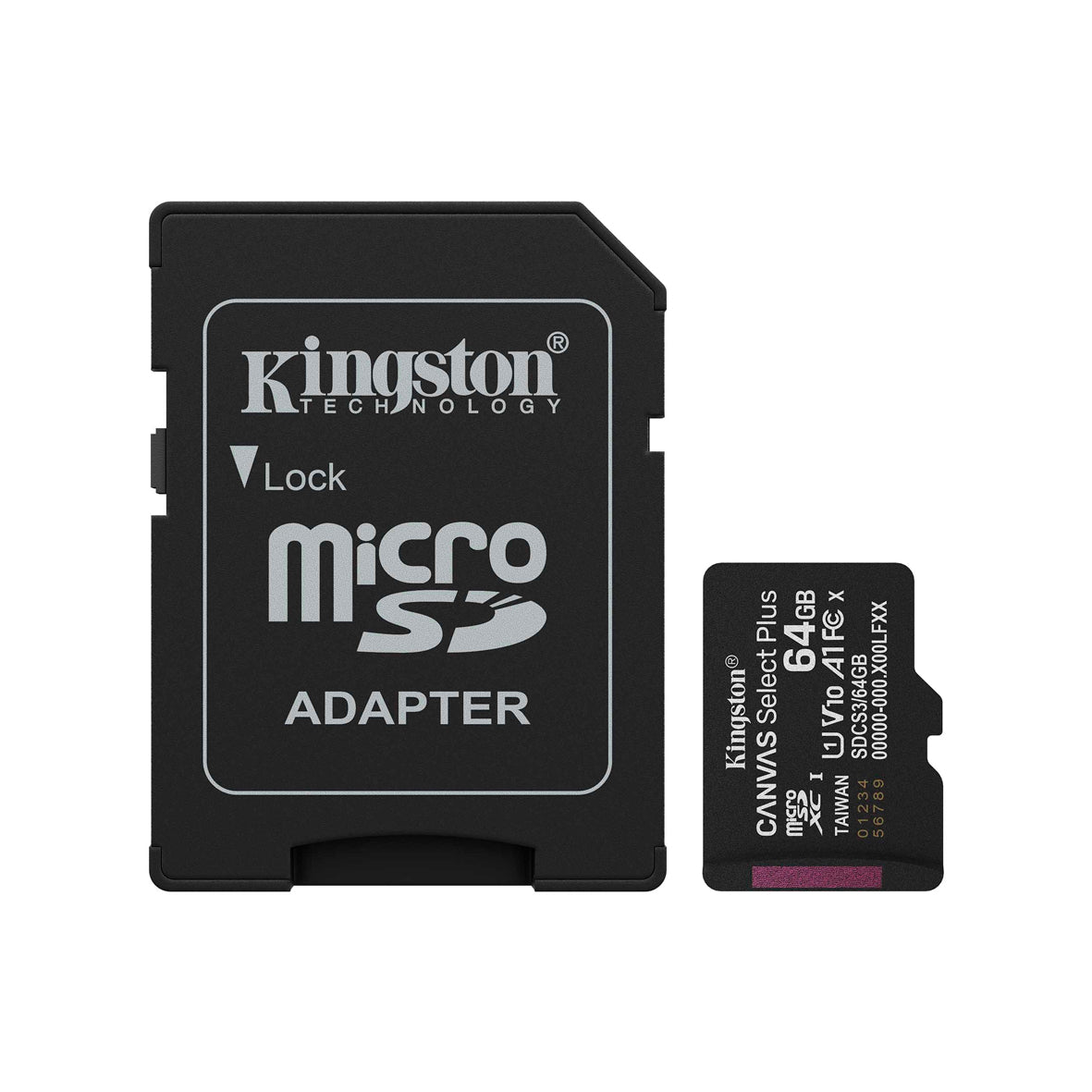 Kinston - Canvas Select Plus MicroSD 64Gb