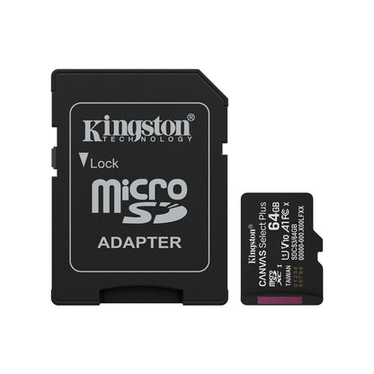 Kinston - Canvas Select Plus MicroSD 64Gb