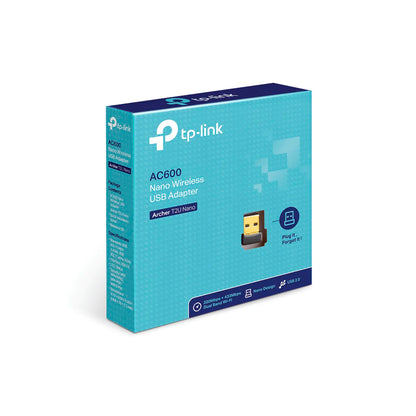 TP-Link - Archer T2U Nano AC600 Nano Wireless USB Wi-Fi