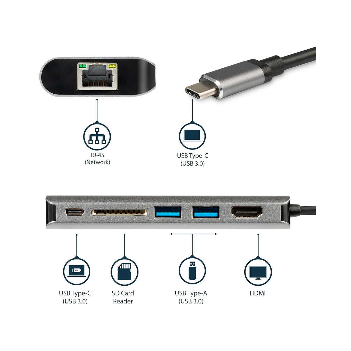 startech - Usb-C Multiport Adpt W/SD HDMI