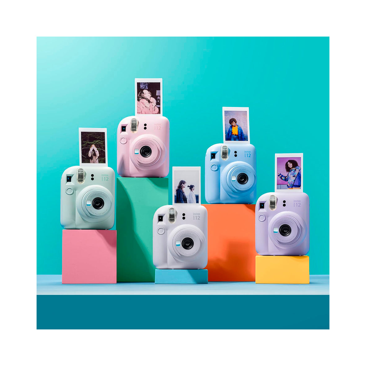 Fuji - Kit Blossom Instax Mini 12 Pastel Blue