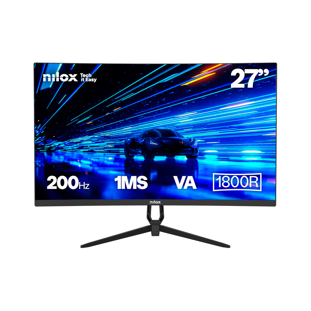 Nilox - Monitor 27'' 200Hz CurvedO 1Ms FHD (NXM27CRV2001)