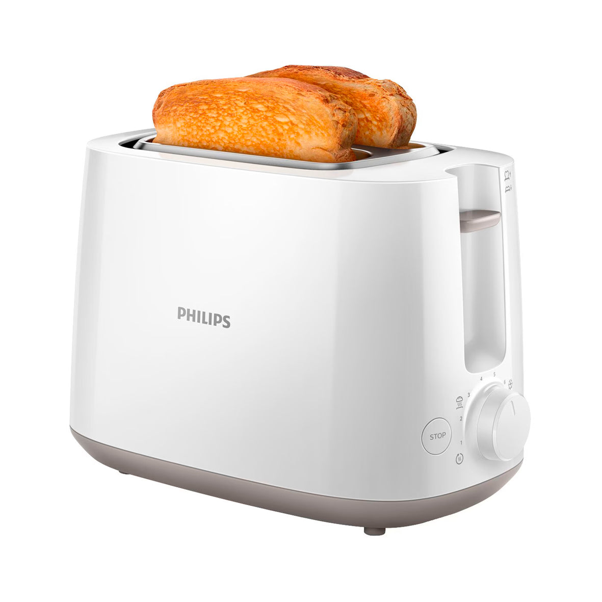 Philips - Toaster 2 Slices White (HD2581/00)