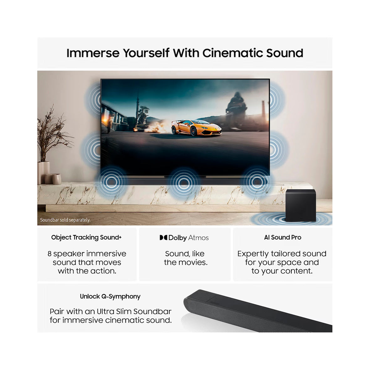 Samsung - Television 83'' UHD OLED SMART TV 165HZ (TQ83S95F)