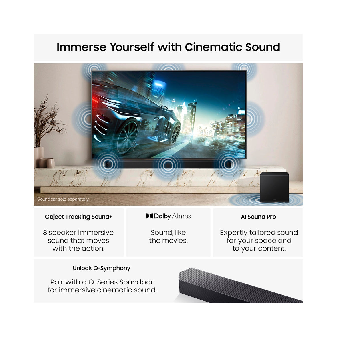 Samsung - Television 83'' UHD OLED SMART TV 165HZ (TQ83S99H)