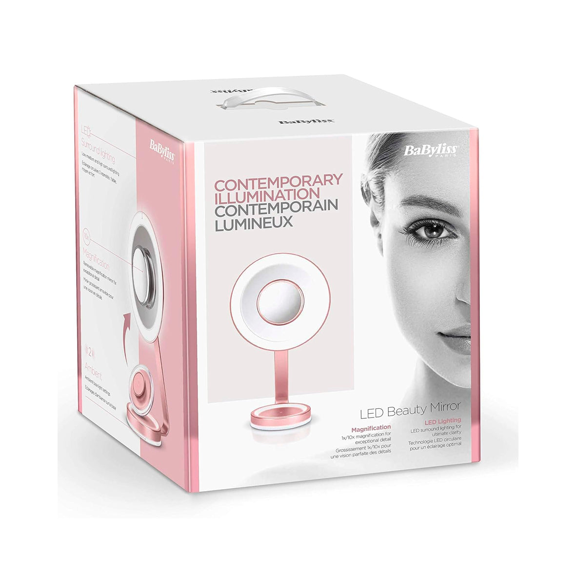 Babyliss - Mirror Pink Led x10 (9450E)