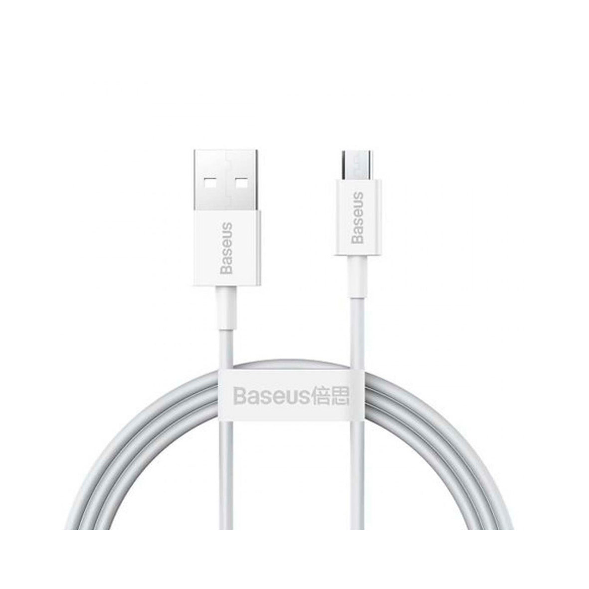 Baseus - 1M USB To Micro-USB Fast Data White