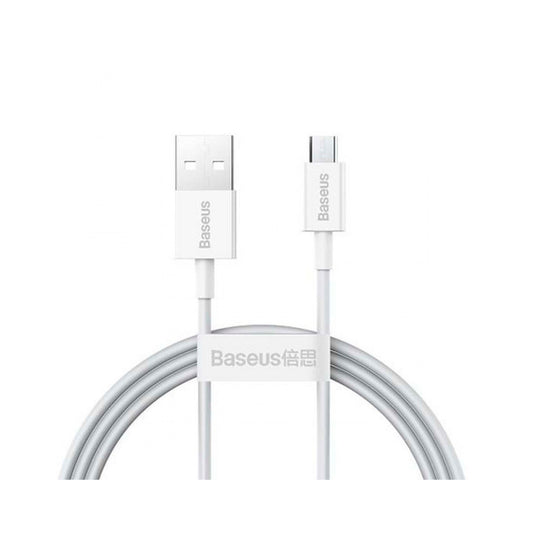 Baseus - 1M USB To Micro-USB Fast Data White