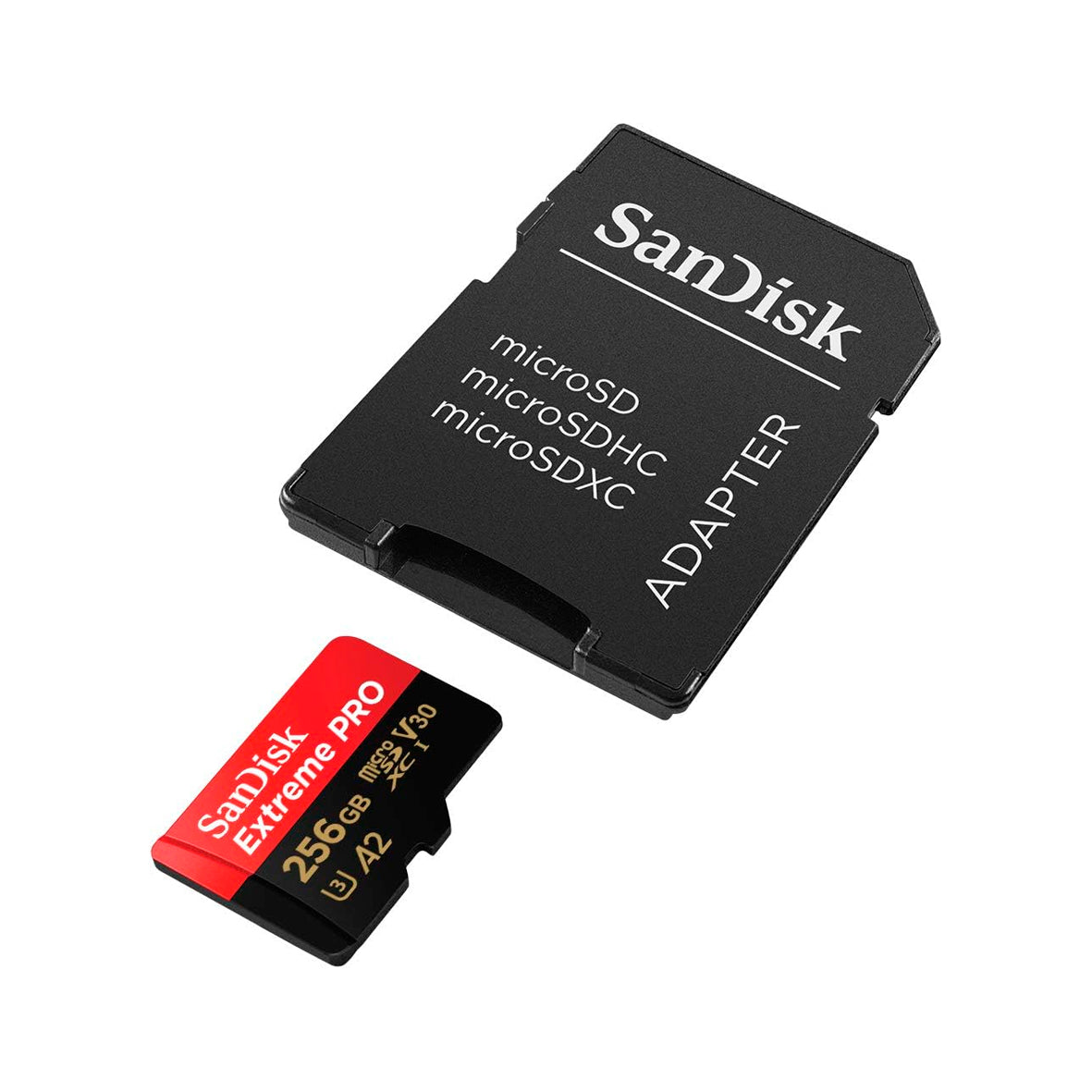 SanDisk - 256GB microSDXC UHS-I Extreme PRO A2 U3 V30