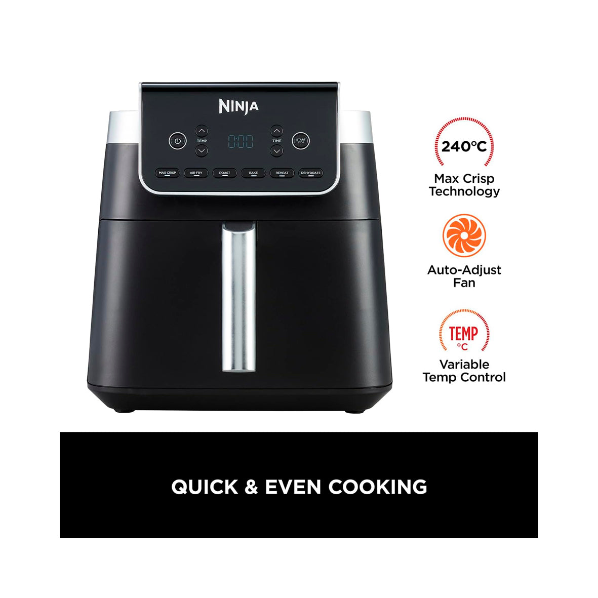 Ninja - Air Fryer Max Pro 6.2 L (AF180EU)