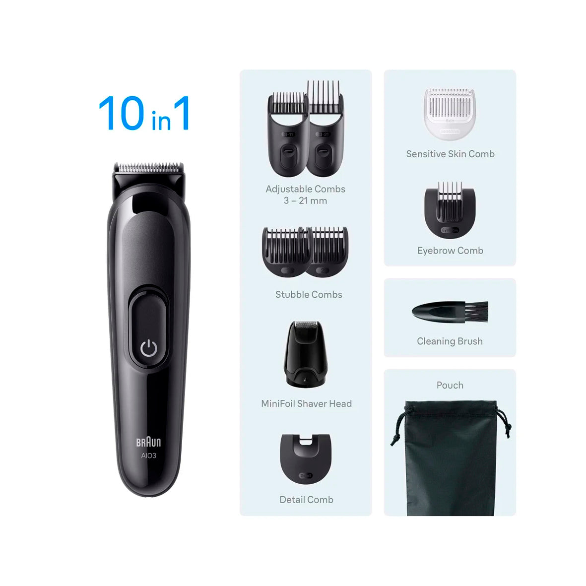 Braun - Body Shaver all in One Serie 3 Black (AIO3560)