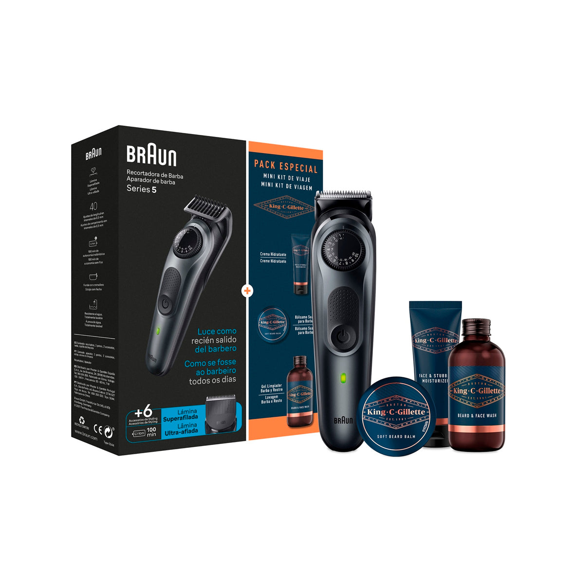 Braun - Beard Trimmer + MNS ES (BT5450)