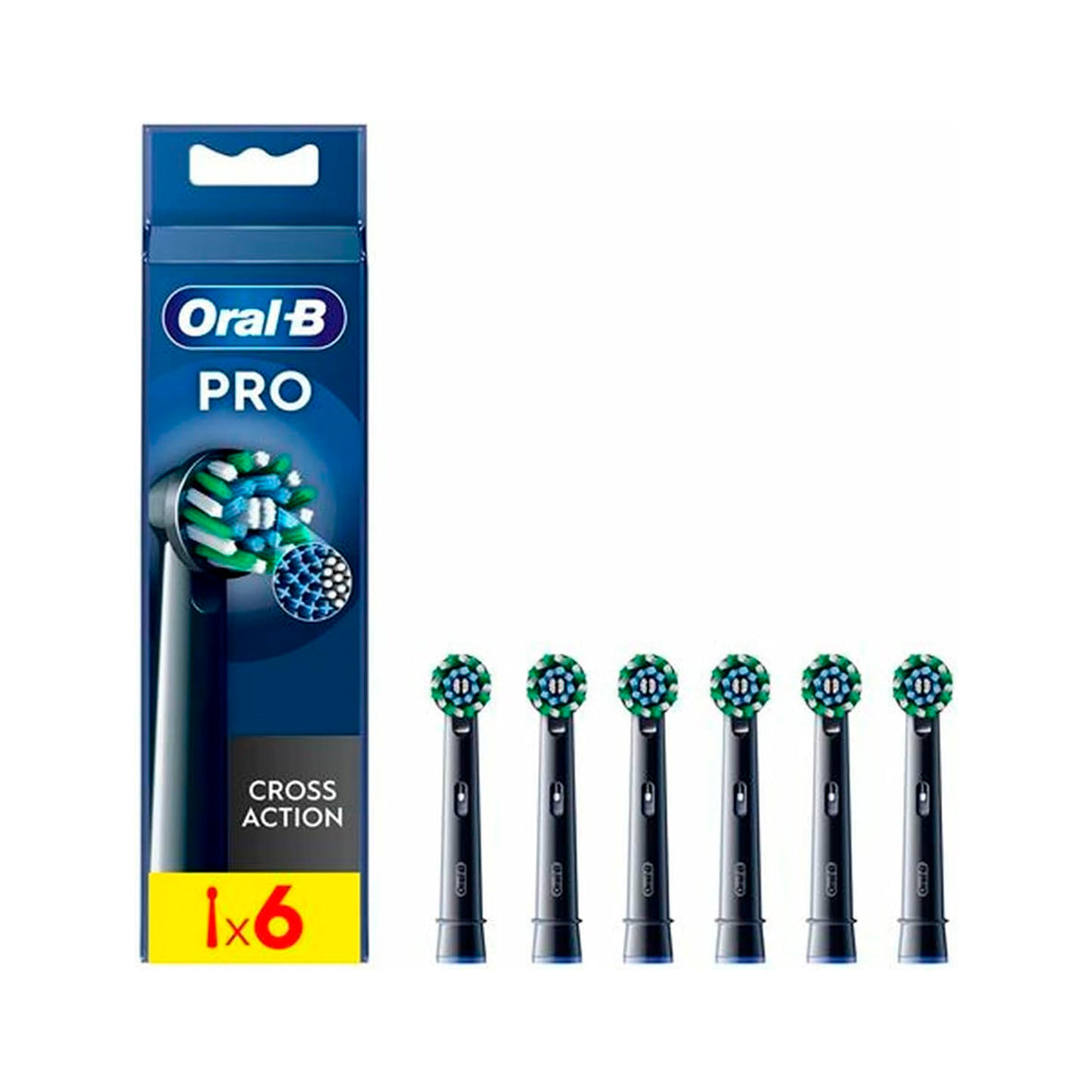 Braun - Oral-B Cross Action Repl. Brush Heads 6-Pack (EB50BRX)