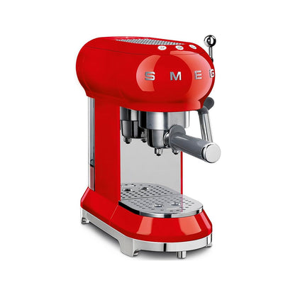 Smeg - Espresso Manual Coffee Machine Red (ECF01RDEU)