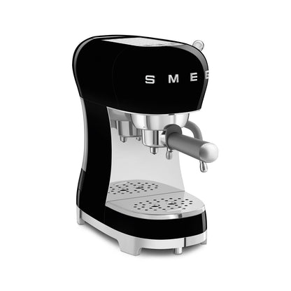 Smeg - Espresso Manual Coffee Machine Black (ECF02BLEU)